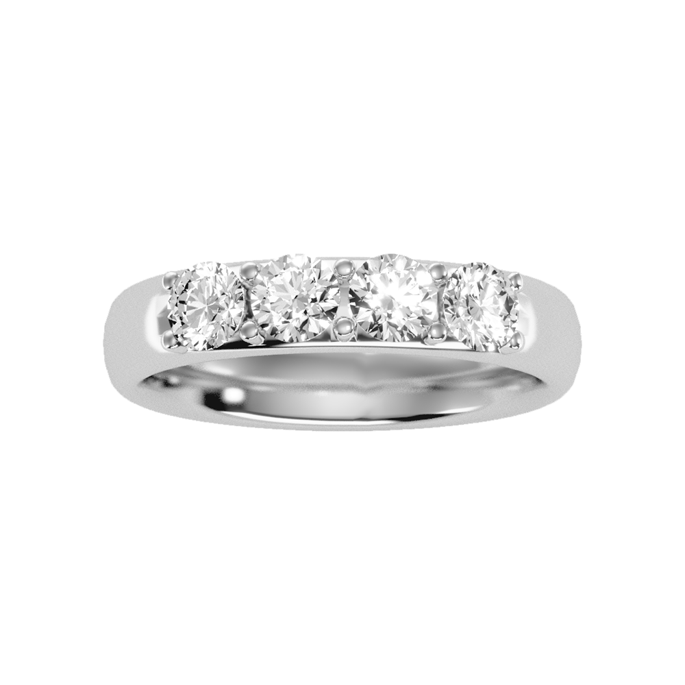 Grace Quad Stone Ring - Three