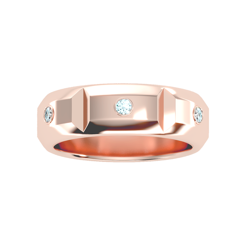 Grandeur Men's Broad Band Ring In 925 Sterling Silver - Ten