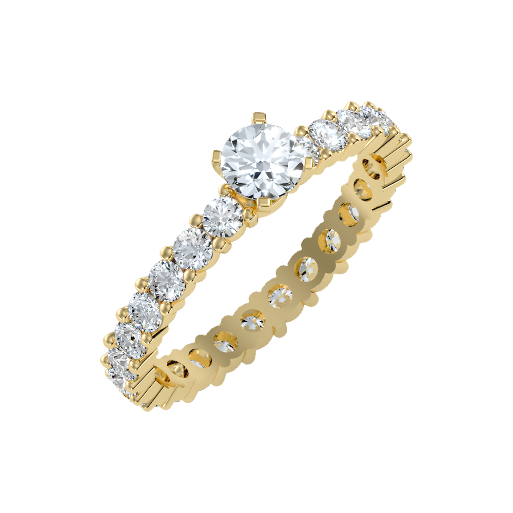 Grandiose Solitaire Ring - Nine
