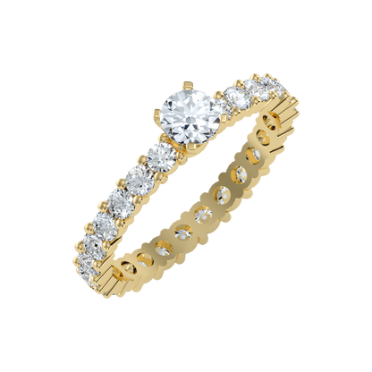 Grandiose Solitaire Ring - Nine