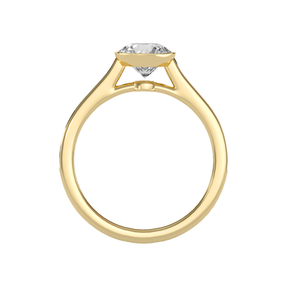 Grand Solitaire Ring In 925 Sterling Silver - Twelve