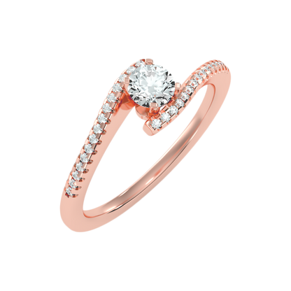 Groovy Diamond Ring - One