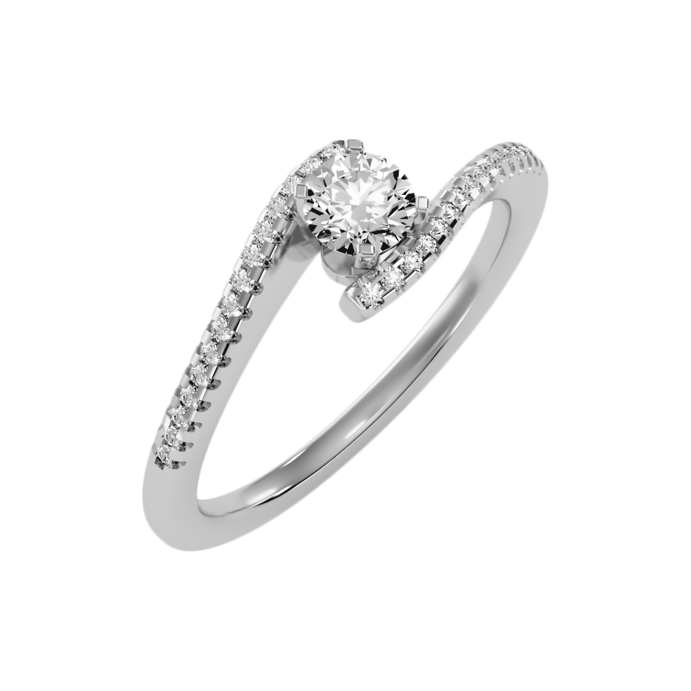 Groovy Diamond Ring - Five