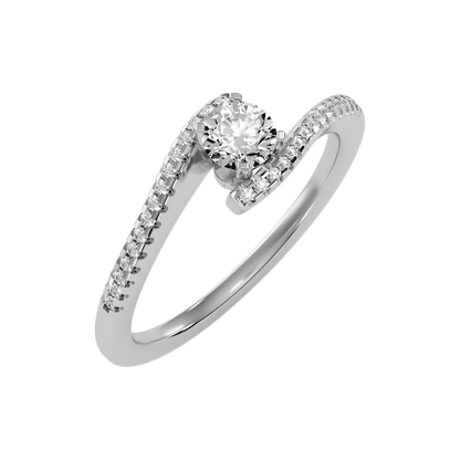 Groovy Diamond Ring - Five