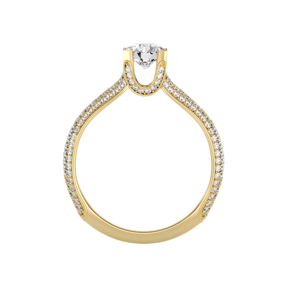 Guapo Solitaire Ring In 925 Sterling Silver - Two