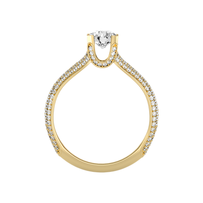 Guapo Solitaire Ring In 925 Sterling Silver - Two