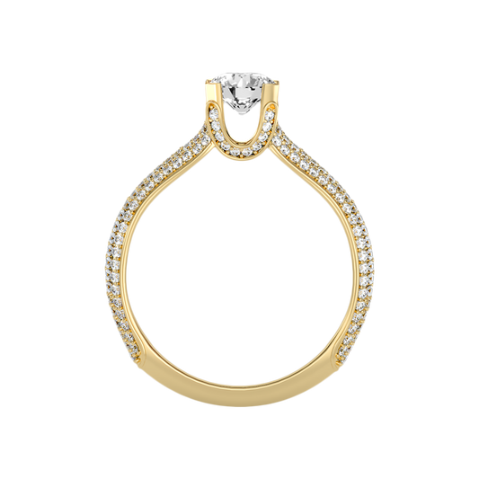 Guapo Solitaire Ring In 925 Sterling Silver - Two