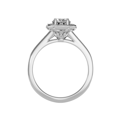 Gulony Classic Halo Diamond Engagement Ring - Two