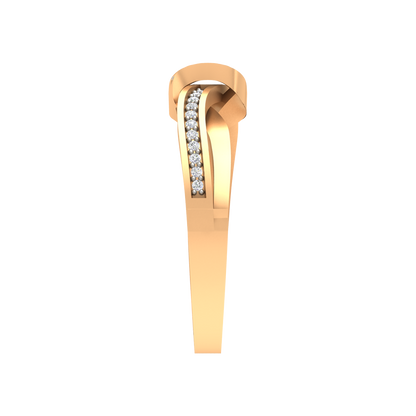Half Moon Band In 925 Sterling Silver - Eleven