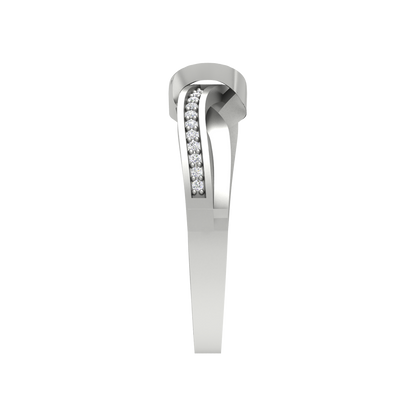 Half Moon Band In 925 Sterling Silver - Seven