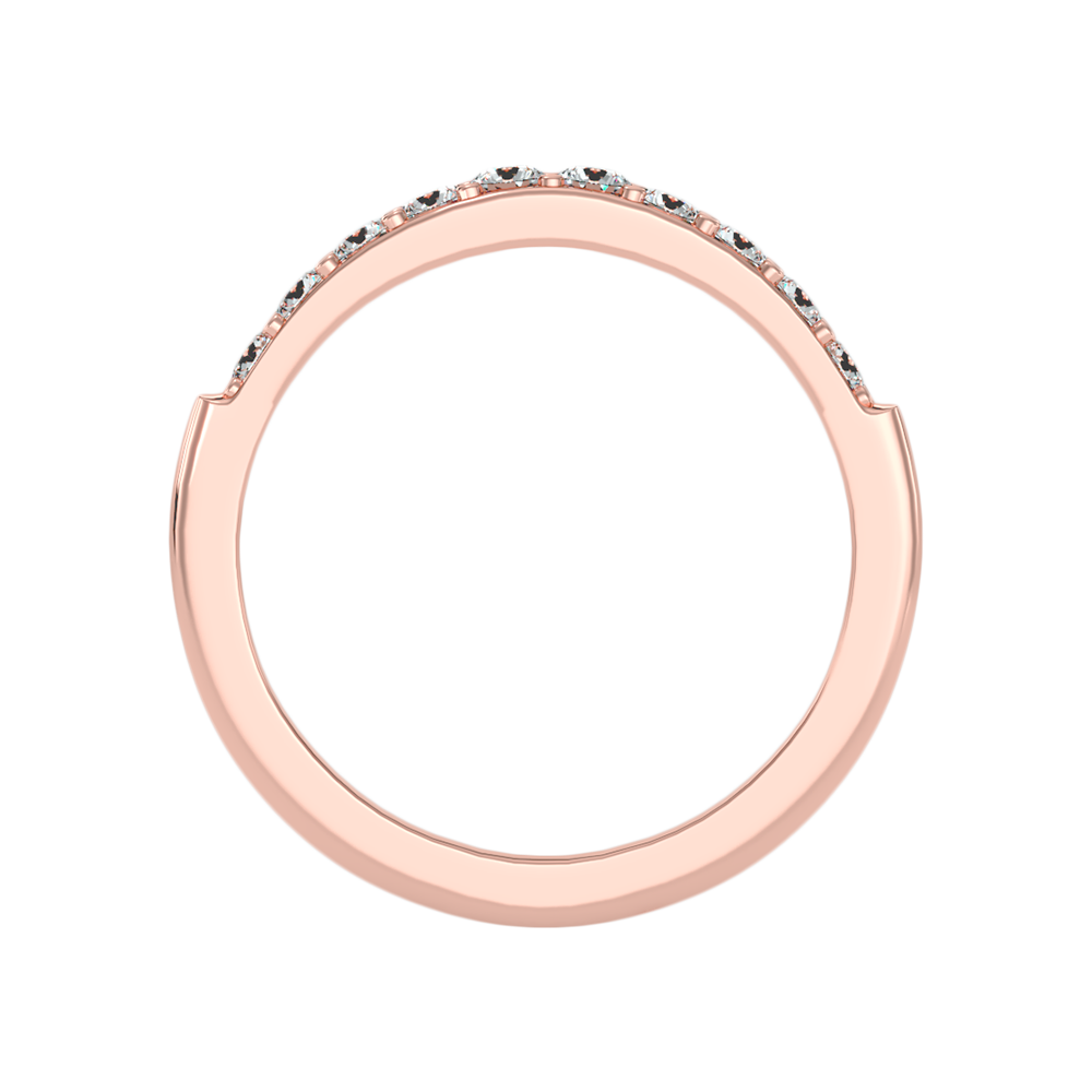 Hapop Half Eternity Band In 925 Sterling Silver - Twelve