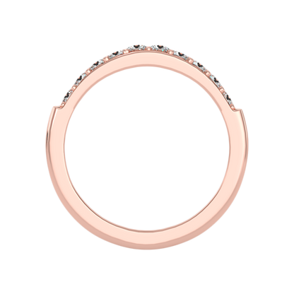 Hapop Half Eternity Band In 925 Sterling Silver - Twelve