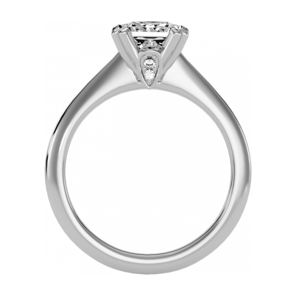 Heavenly Engagement Ring In 925 Sterling Silver - One