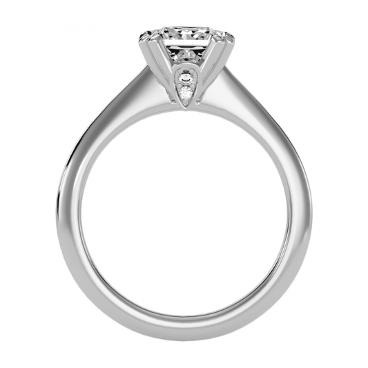 Heavenly Engagement Ring In 925 Sterling Silver - One