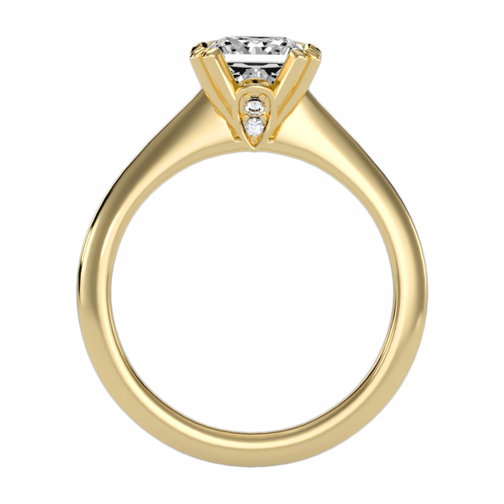 Heavenly Engagement Ring In 925 Sterling Silver - Five