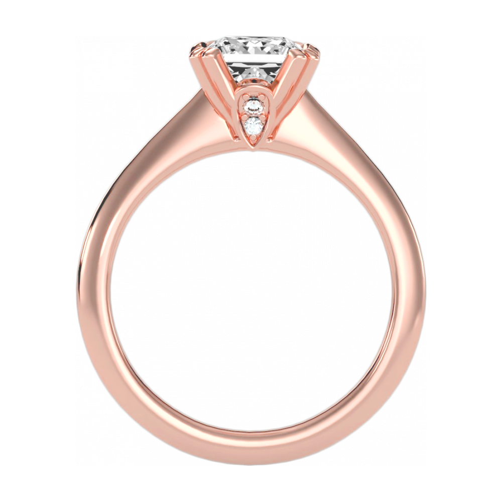 Heavenly Engagement Ring In 925 Sterling Silver - Nine