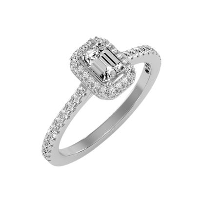 Heer Solitaire Ring In 925 Sterling Silver - One