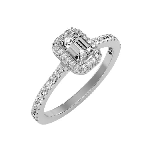 Heer Solitaire Ring In 925 Sterling Silver - One