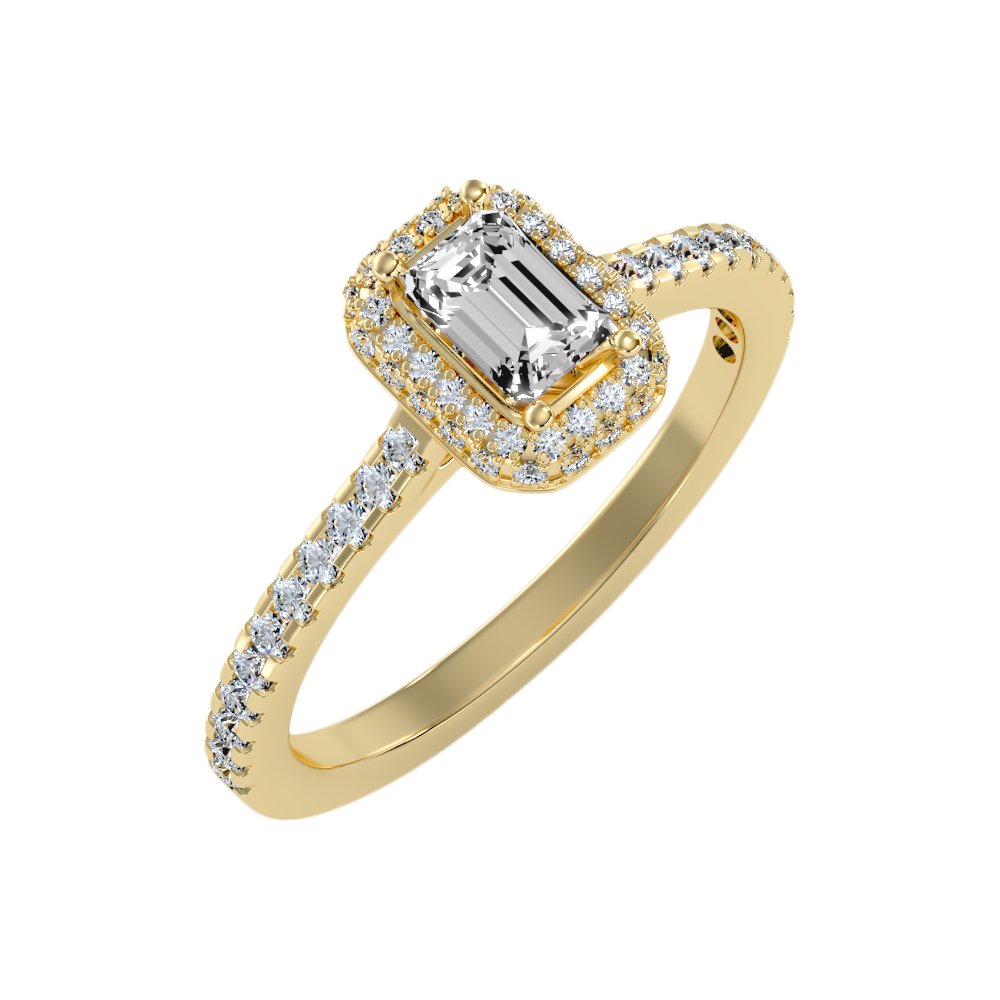 Heer Solitaire Ring - Nine