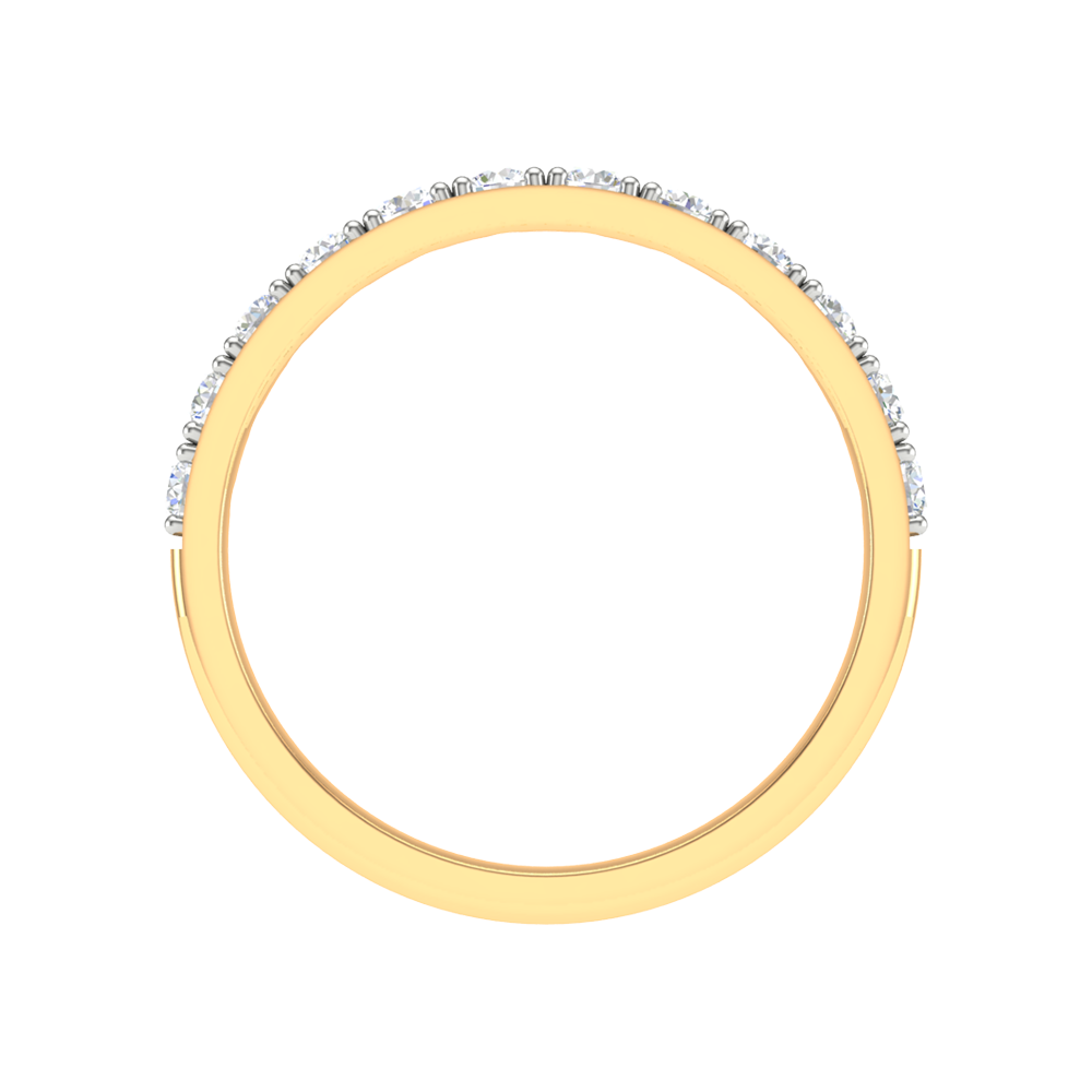 Hermosa Rose Eternity Ring In 925 Sterling Silver - Two
