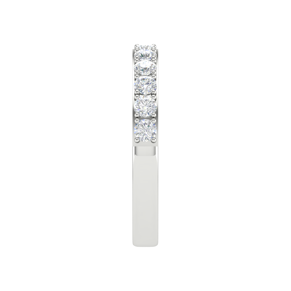 Hermosa Rose Eternity Ring In 925 Sterling Silver - Seven