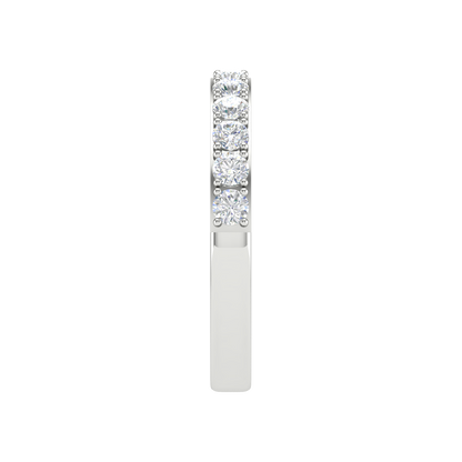 Hermosa Rose Eternity Ring In 925 Sterling Silver - Seven