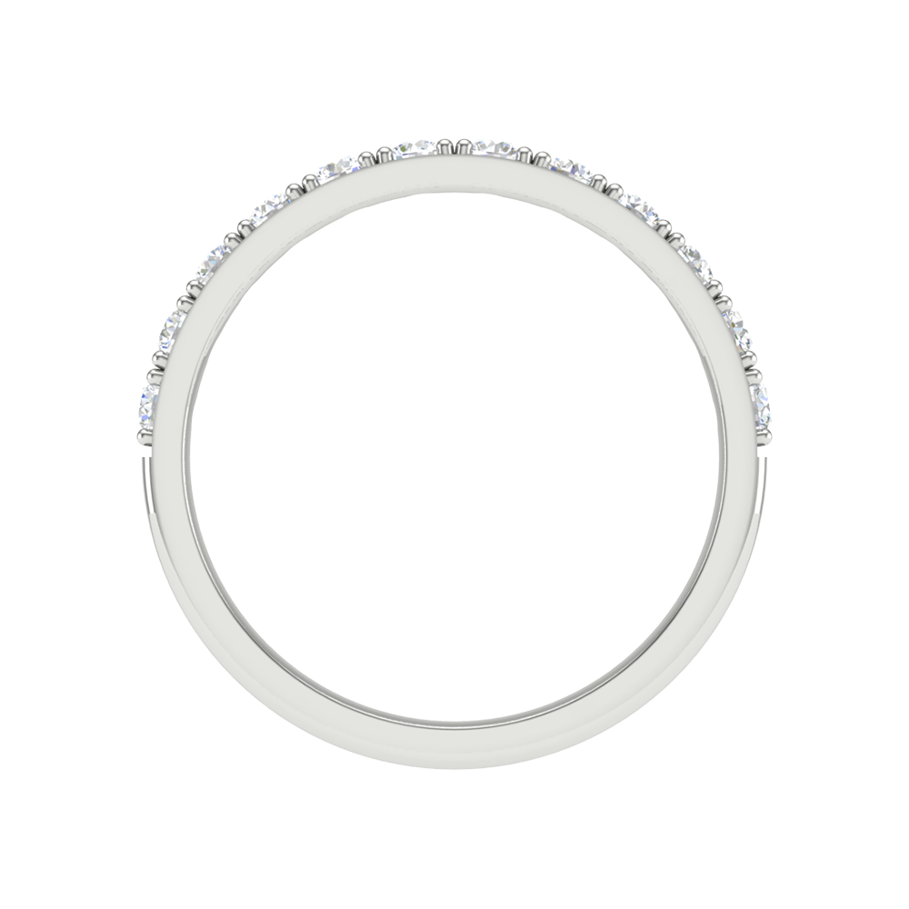 Hermosa Rose Eternity Ring In 925 Sterling Silver - Eight