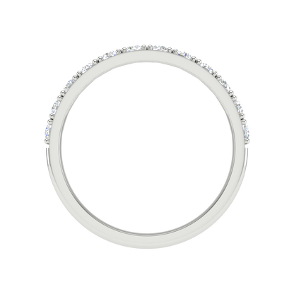 Hermosa Rose Eternity Ring In 925 Sterling Silver - Eight