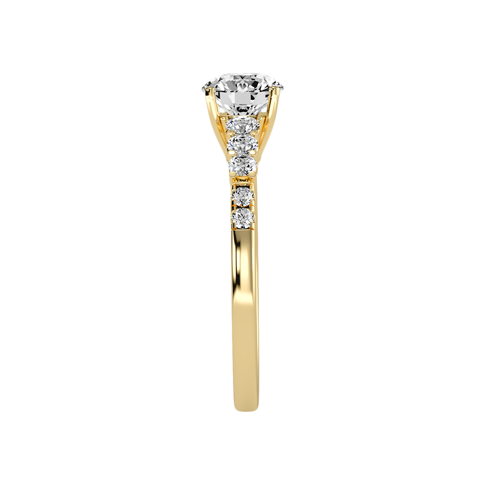 Hermosa Solitaire Ring In 925 Sterling Silver - Eleven