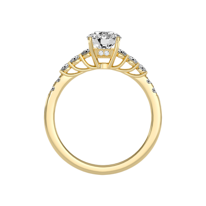 Hermosa Solitaire Ring In 925 Sterling Silver - Twelve