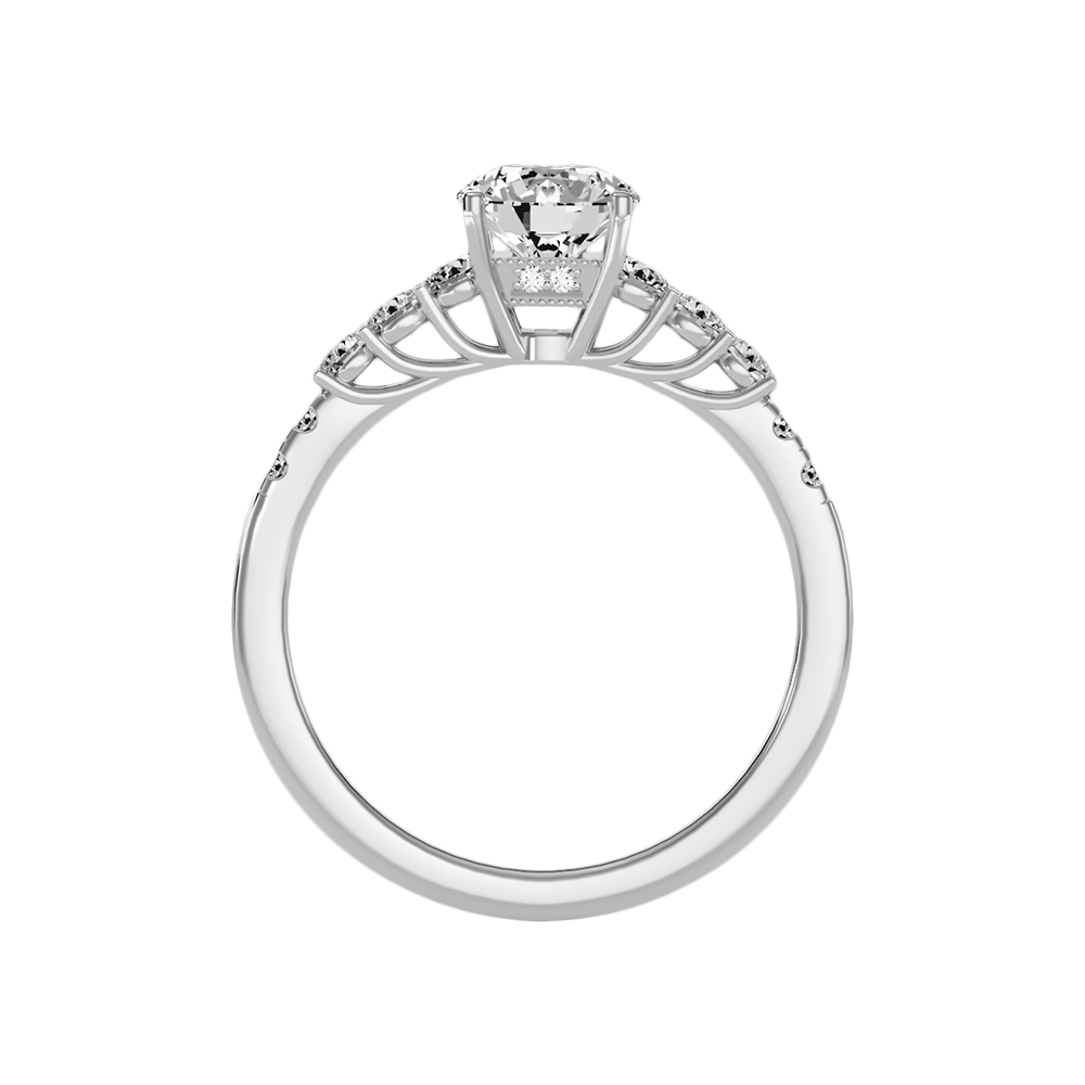 Hermosa Solitaire Ring In 925 Sterling Silver - Two
