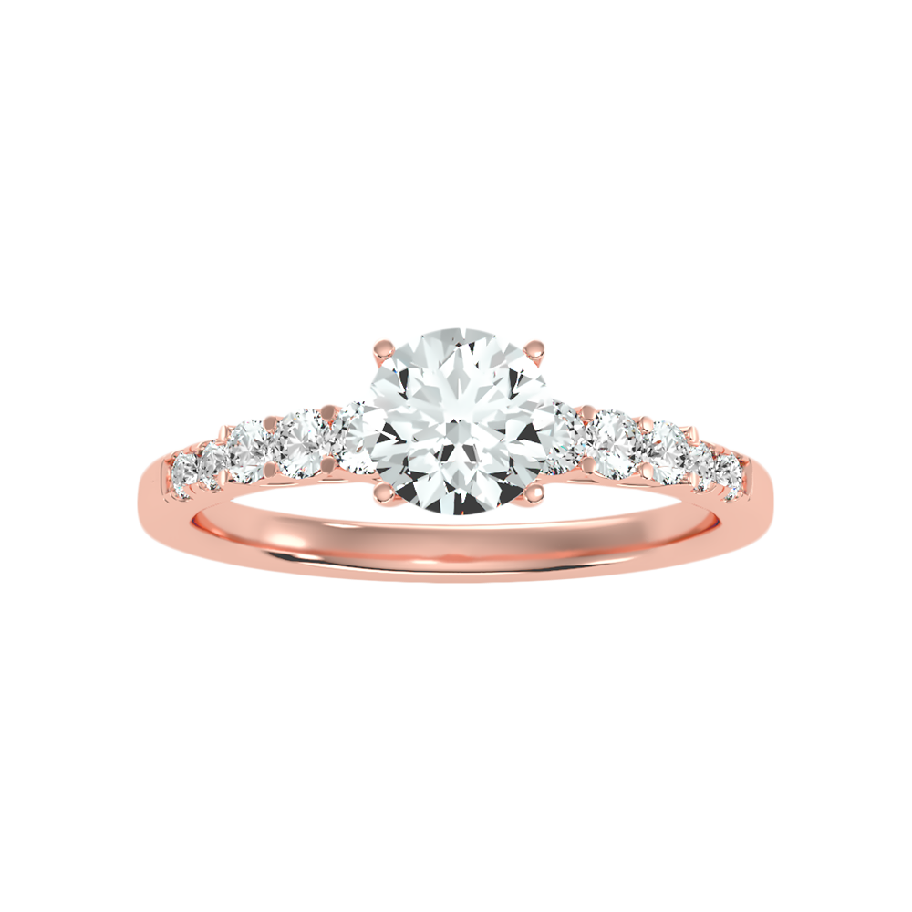 Hermosa Solitaire Ring In 925 Sterling Silver - Seven