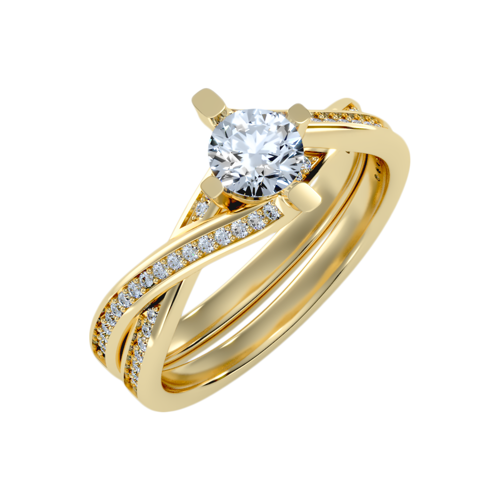 Hermoso Solitaire Ring In 925 Sterling Silver - Ten
