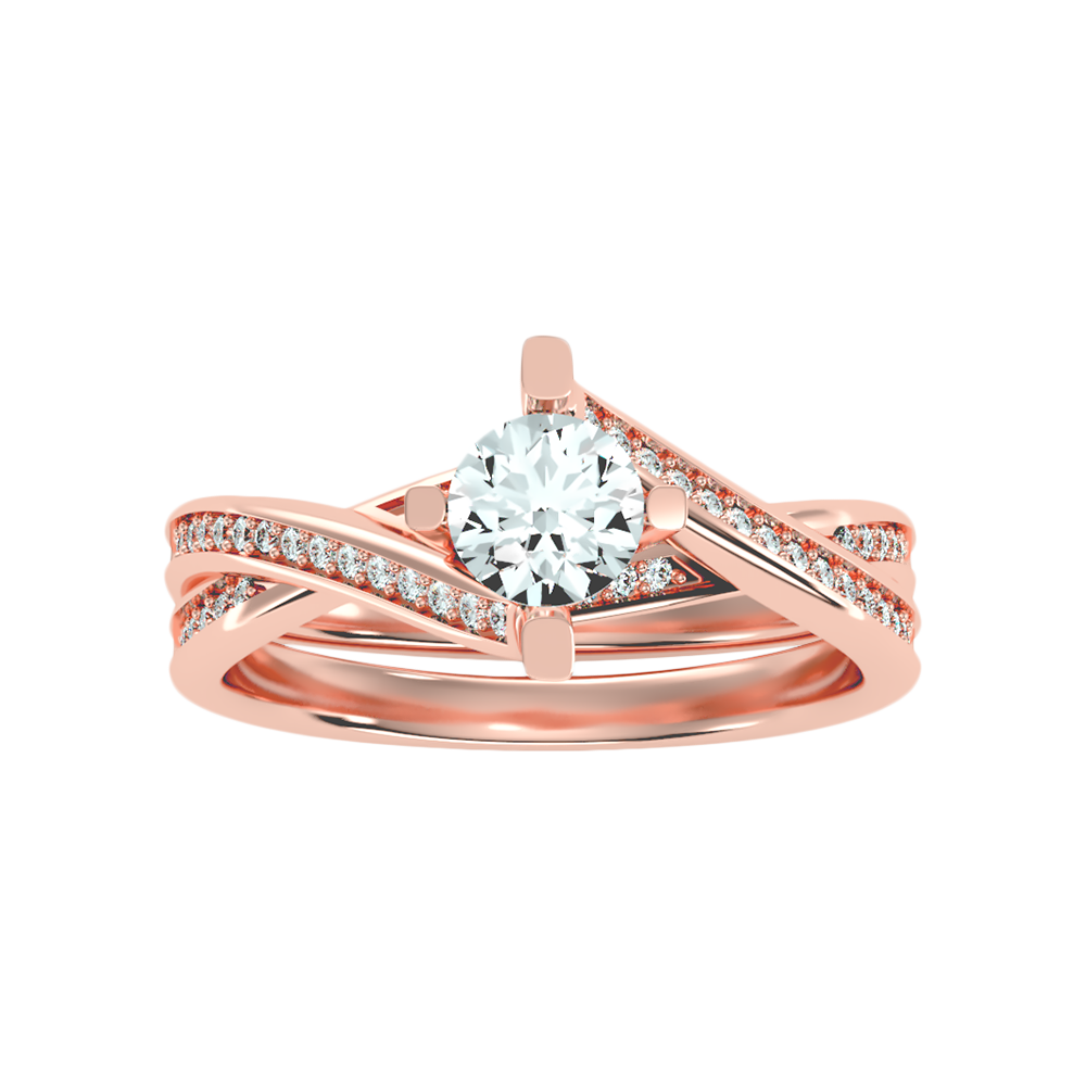 Hermoso Solitaire Ring In 925 Sterling Silver - Three