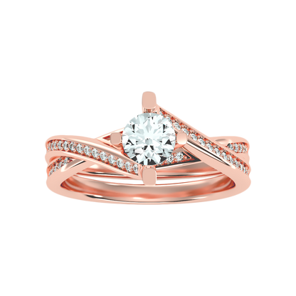 Hermoso Solitaire Ring In 925 Sterling Silver - Three