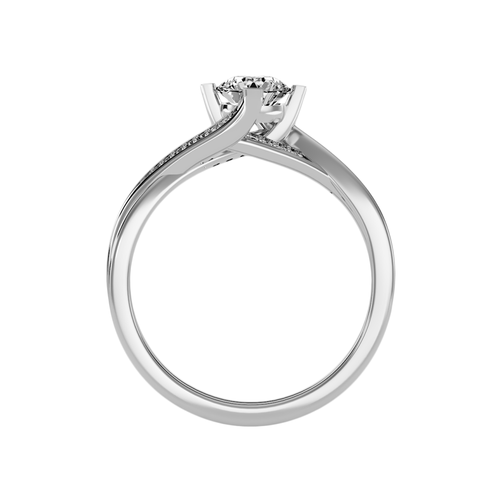 Hermoso Solitaire Ring In 925 Sterling Silver - Nine