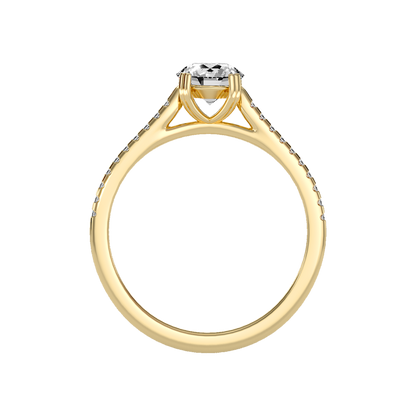 High Minded Solitaire Ring In 925 Sterling Silver - Twelve