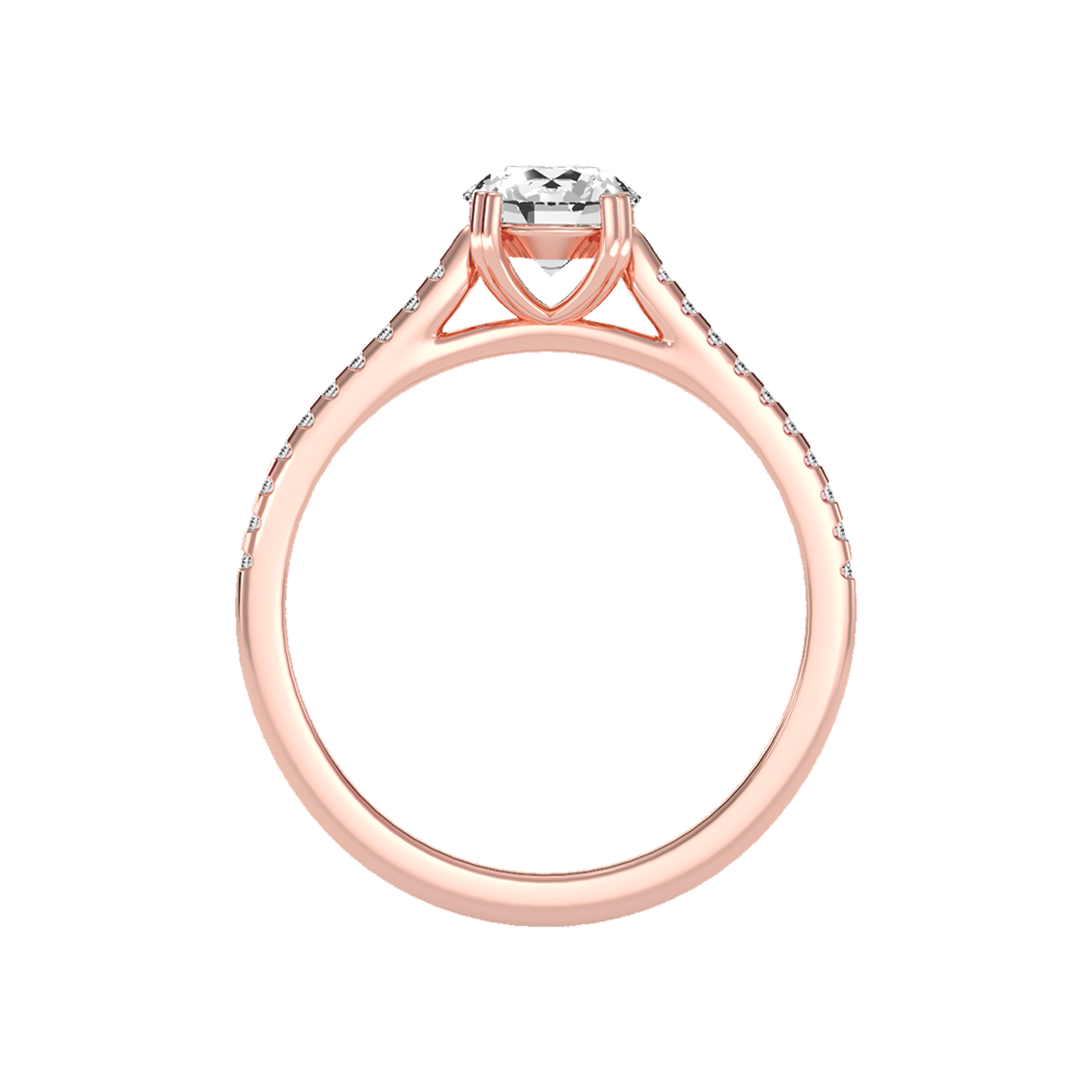 High Minded Solitaire Ring In 925 Sterling Silver - Six