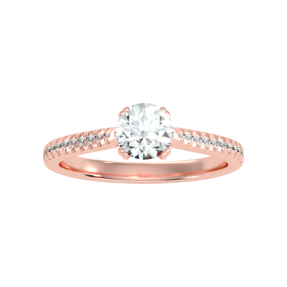 High Minded Solitaire Ring In 925 Sterling Silver - Seven