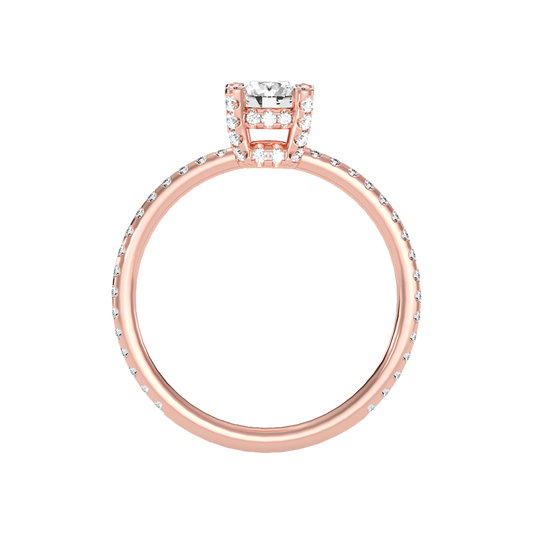 High Ranking Solitaire Ring In 925 Sterling Silver - One