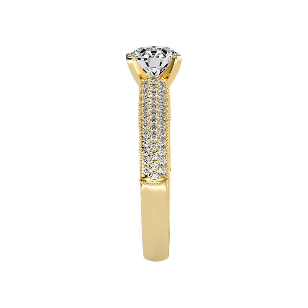 High Spirited Solitaire Ring In 925 Sterling Silver - Eleven