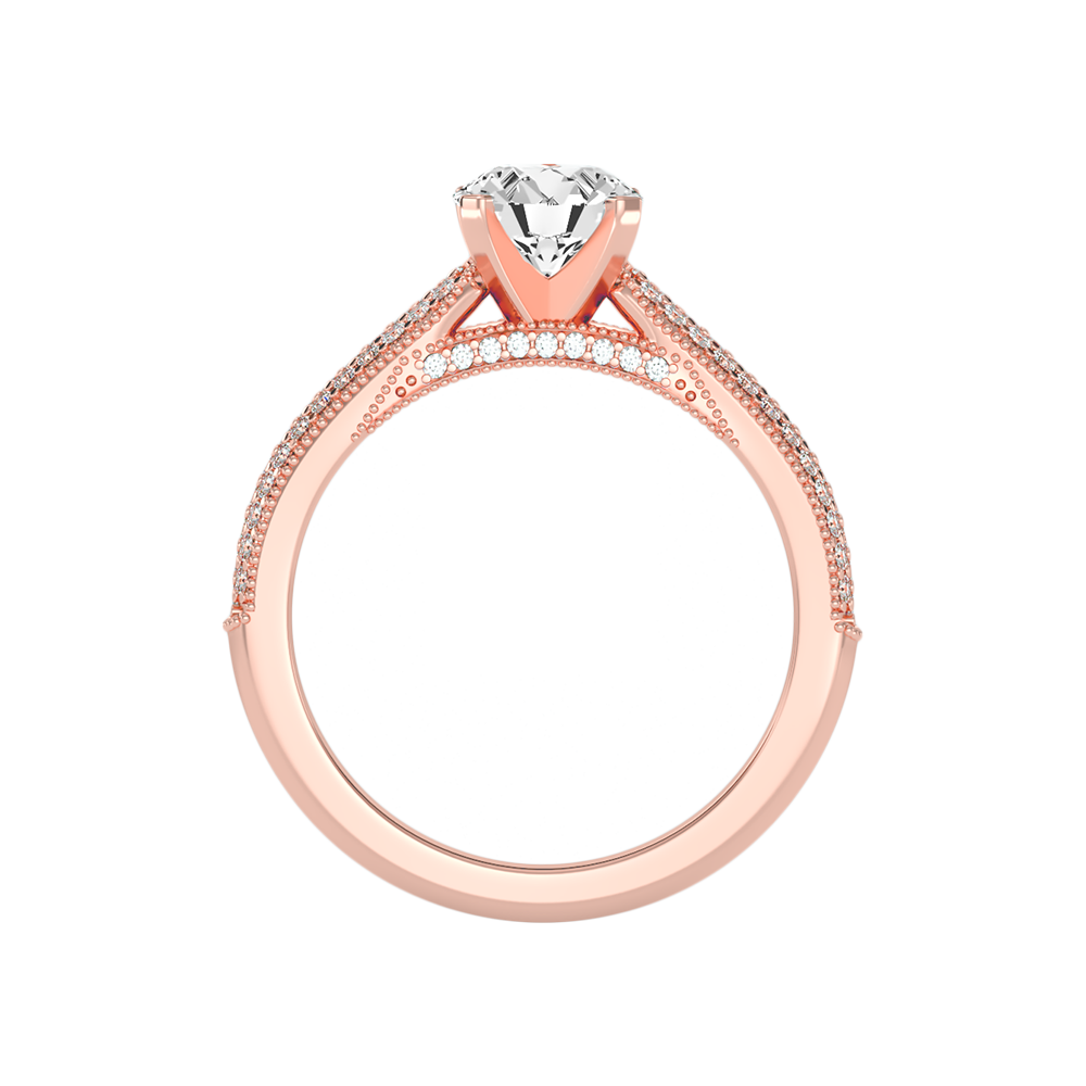 High Spirited Solitaire Ring In 925 Sterling Silver - Two