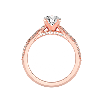 High Spirited Solitaire Ring In 925 Sterling Silver - Two