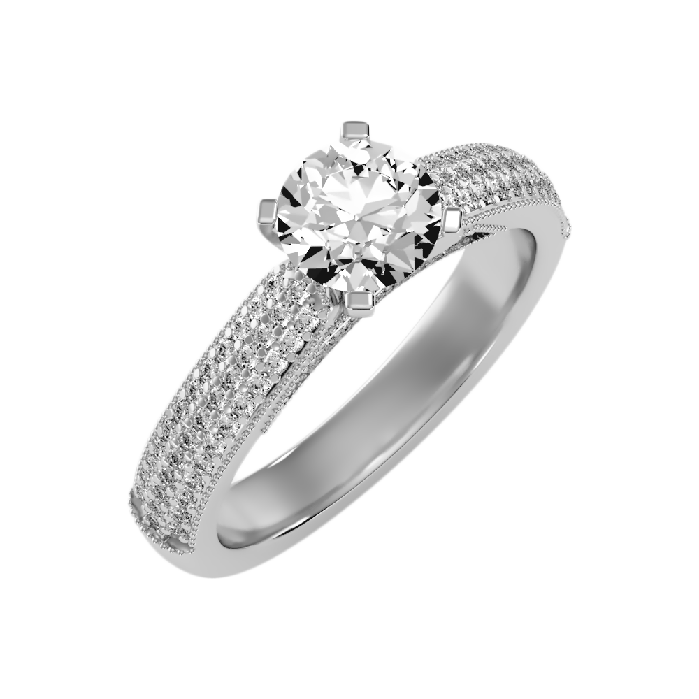 High Spirited Solitaire Ring - Five
