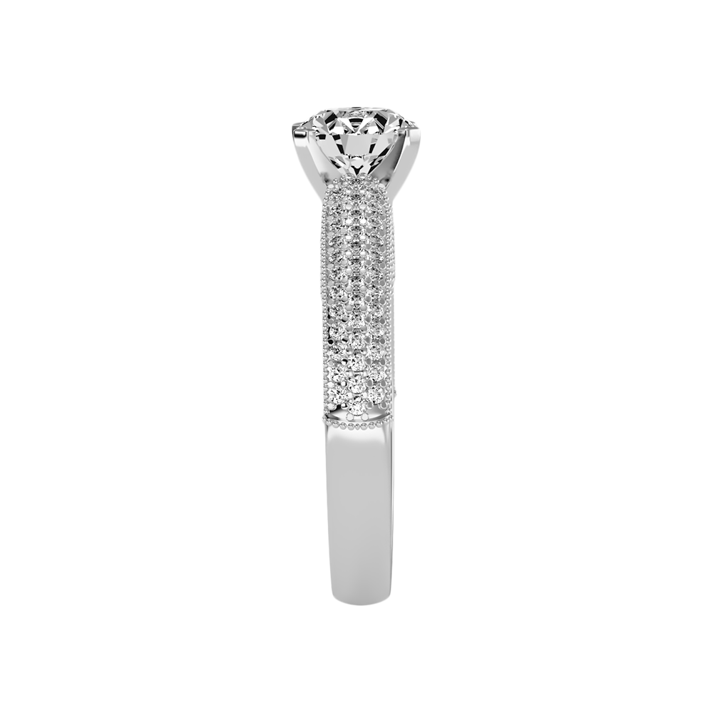 High Spirited Solitaire Ring In 925 Sterling Silver - Seven