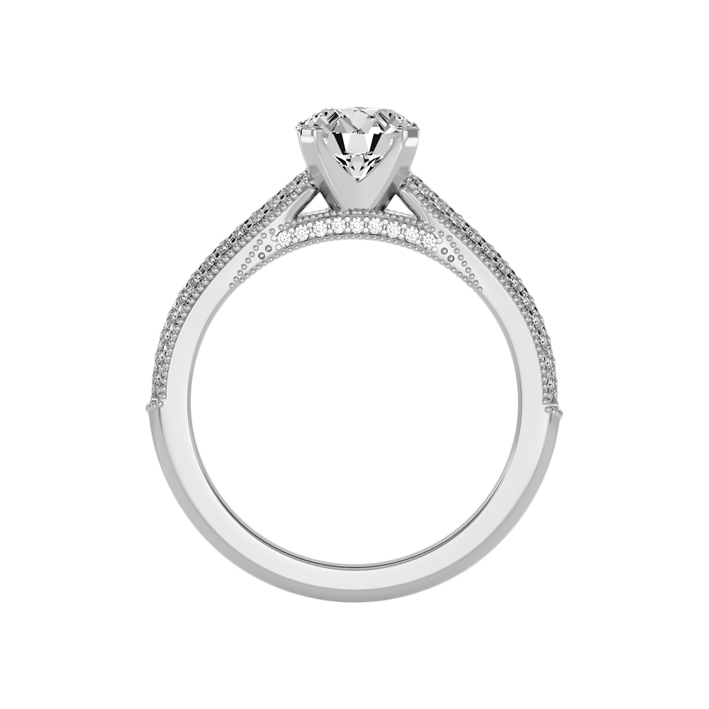 High Spirited Solitaire Ring In 925 Sterling Silver - Eight