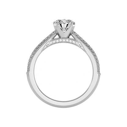 High Spirited Solitaire Ring In 925 Sterling Silver - Eight