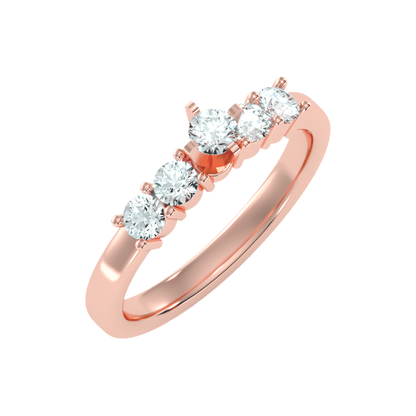 Holy Solitaire Ring In 925 Sterling Silver - One