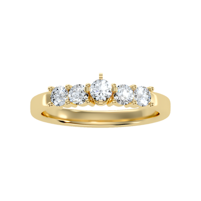 Holy Solitaire Ring In 925 Sterling Silver - Ten