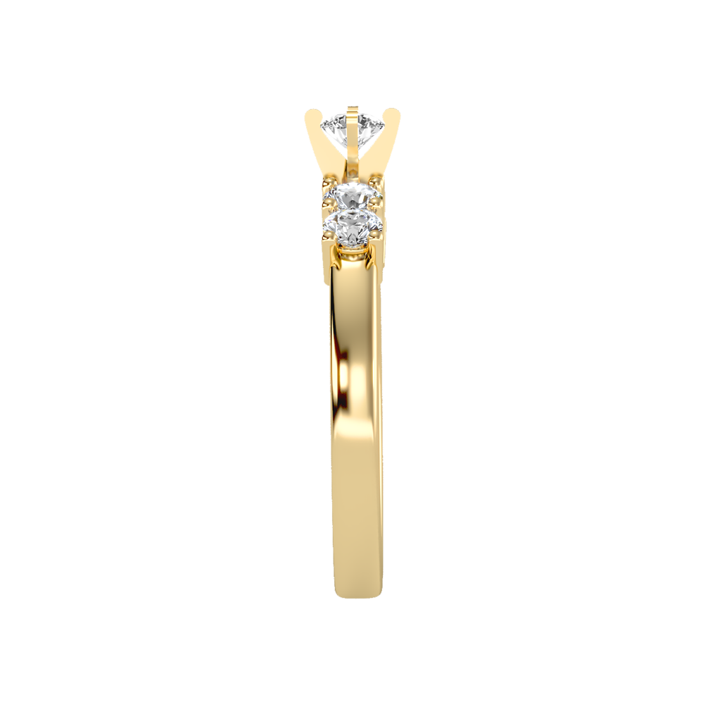 Holy Solitaire Ring In 925 Sterling Silver - Eleven